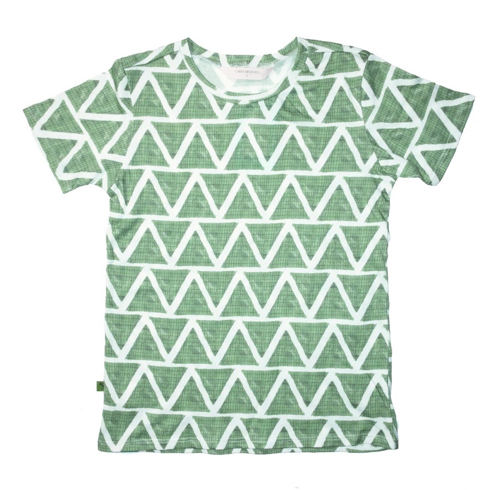 Cabin Measures kids dollar pattern shirt, extra soft, size M (fits 4-5t)